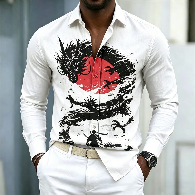 Men'S Fashion Essentials - Nouvelle Chemise Homme 2026 – Motif