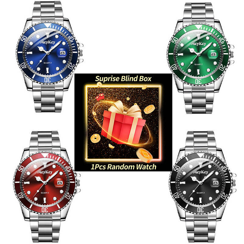 Men'S Fashion Box - 1PC Surprise mystère montre boîte aveugle-mode