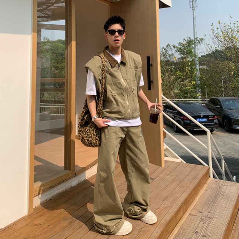 Men'S Spring Fashion - Ensemble décontracté et tendance : veste