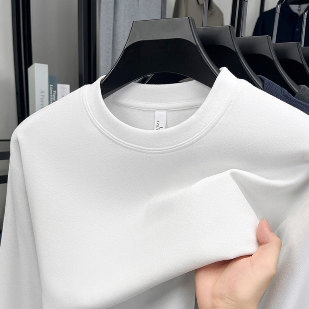 Men'S Spring Fashion - T-shirt à manches longues et col