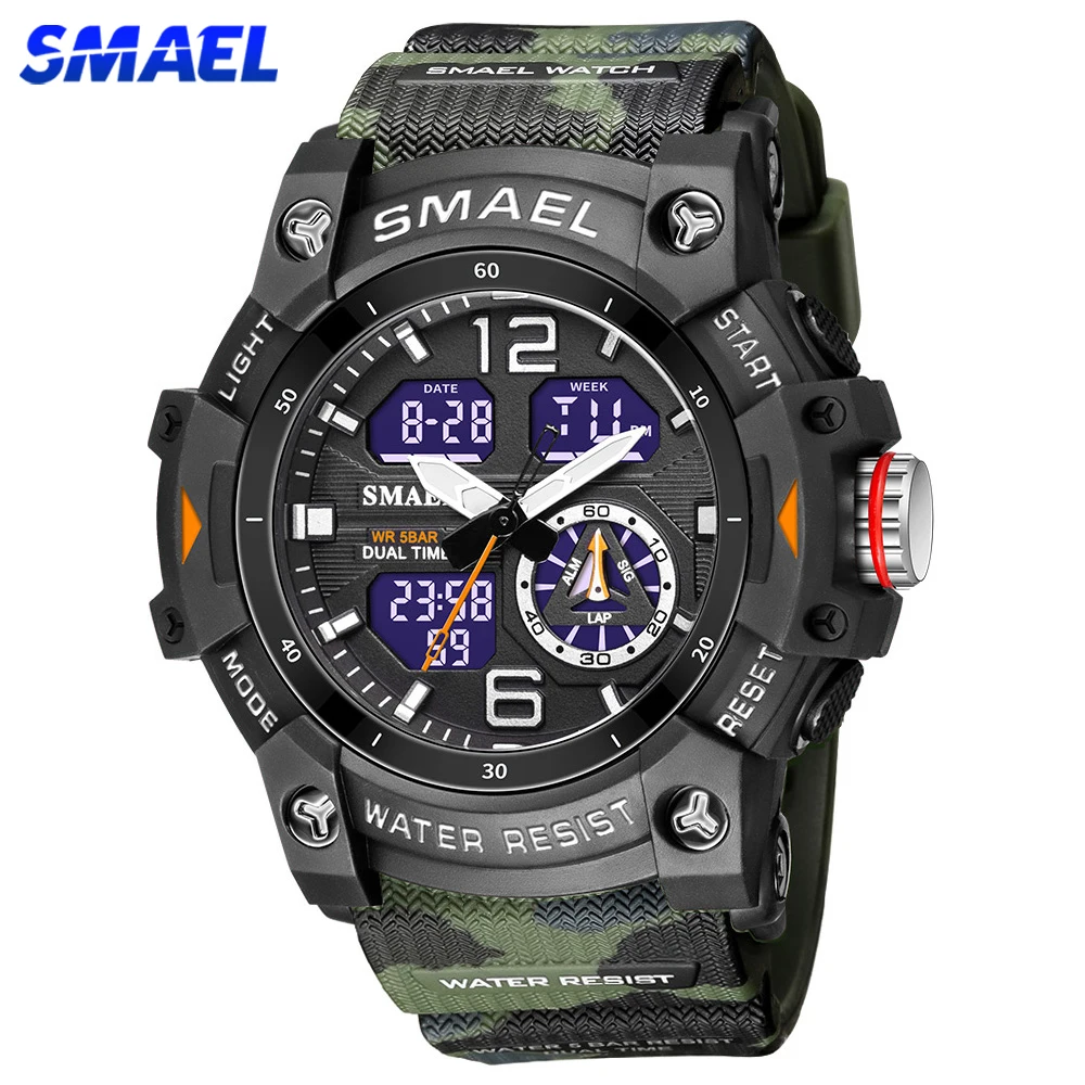 Men'S Fashion Zone - SMAEL-Montres de sport à quartz pour