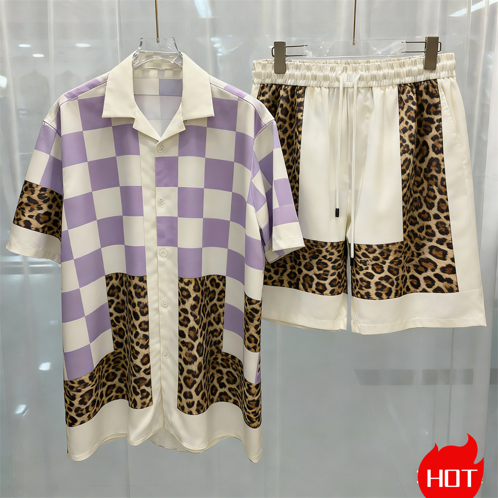 Men'S Fashion Essentials - Ensemble de chemise et short de