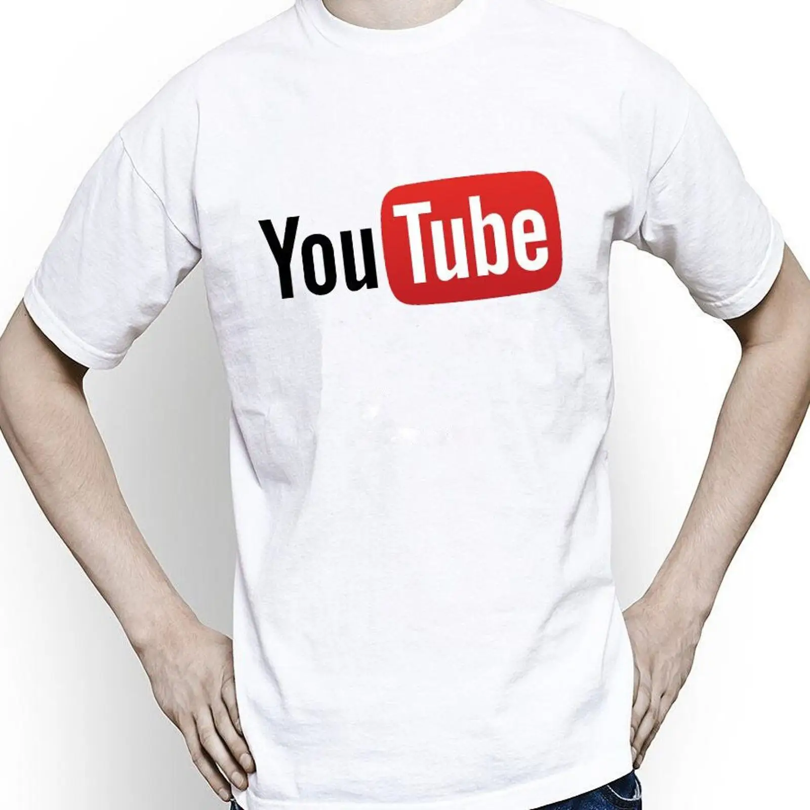 Men Fashion Youtuber - T-shirt vintage YOUTUBE Channel Videos, délavé,