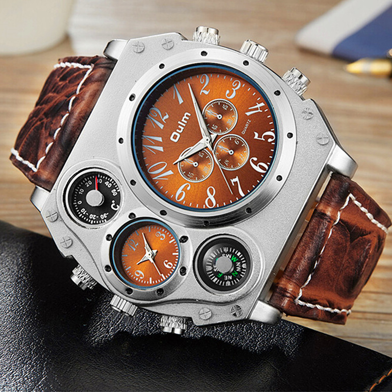 Men'S Fashion Zone - Nouveau modèle OULM montre hommes Quartz