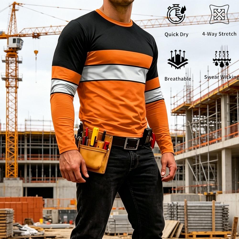 Men'S Fashion Trends 2025 - T-shirt de travail rayé à manches