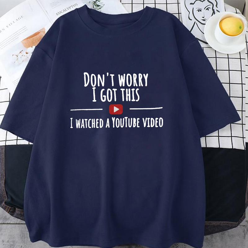 T-shirt imprimé drôle pour fem - Men Fashion Youtuber avis et prix