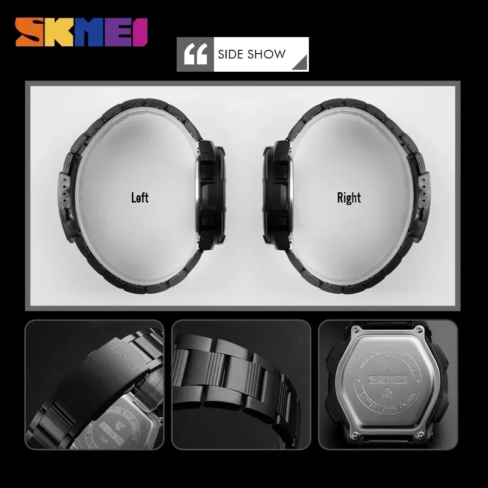 SKMEI-Montre de luxe entièreme - Men'S Fashion Zone avis et prix