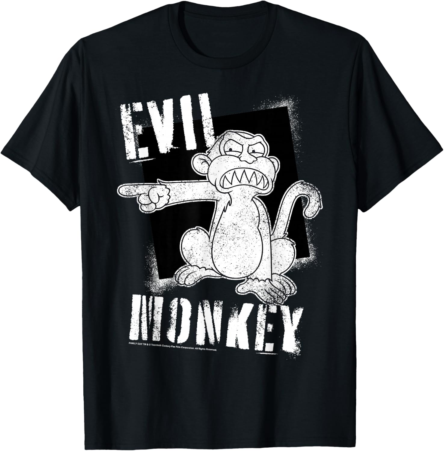 T-shirt Family Guy Evil Monkey - Men'S Fashion For Big Guys avis et prix