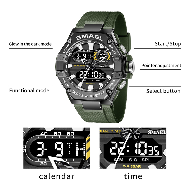 SMAEL montre de Sport pour hom - Men'S Fashion Zone avis et prix