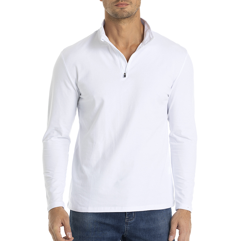 Chemise à manches longues pour - Mens Fashion Quarter Zip avis et prix