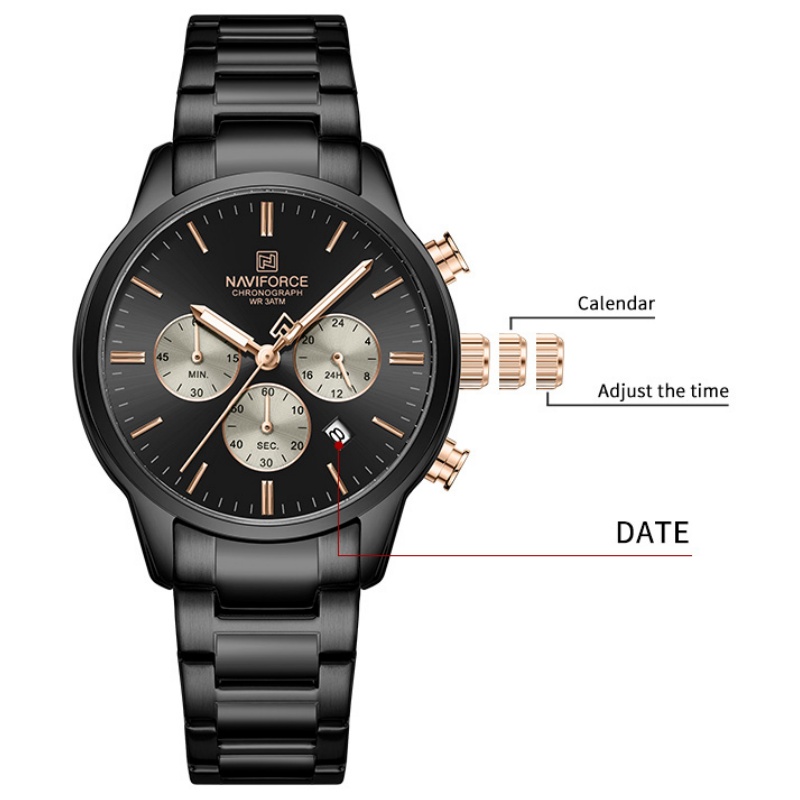 NAVIFORCE Montre Chronographe  - Men'S Fashion Box avis et prix