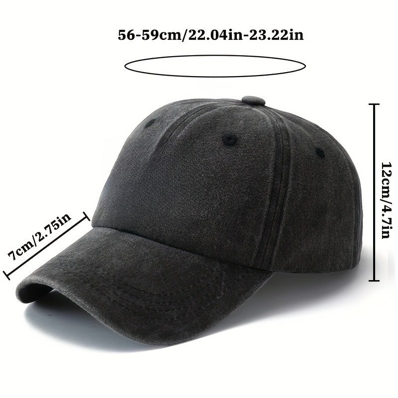 Casquette de baseball lavable  - Men'S Fashion For Big Guys avis et prix