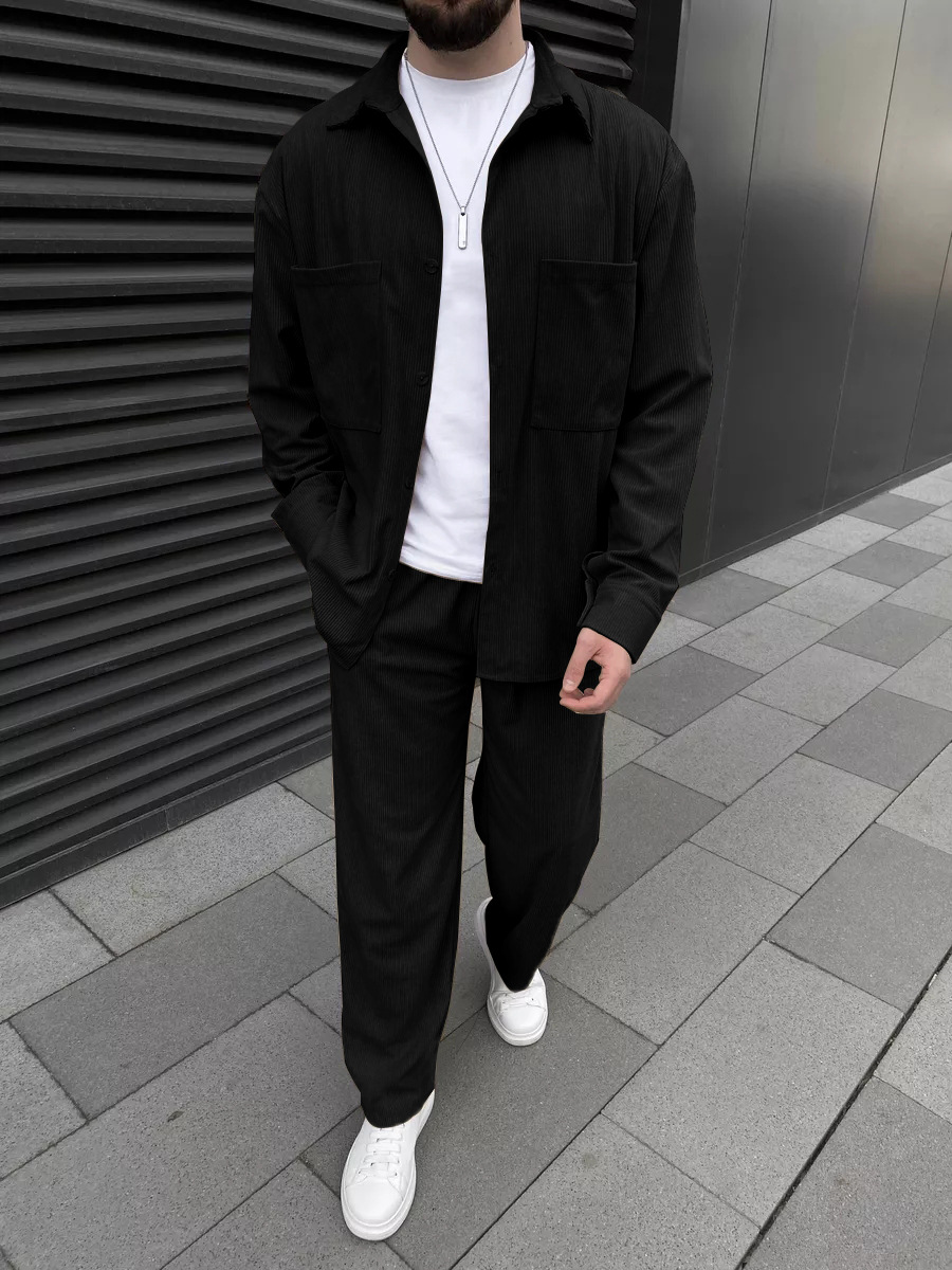 Ensemble deux pièces en velour - Men'S Fashion Essentials avis et prix