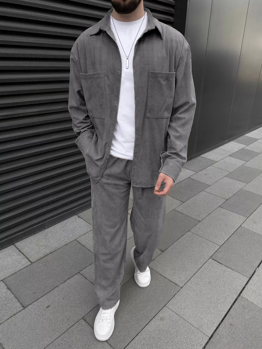 Ensemble deux pièces en velour - Men'S Fashion Essentials avis et prix