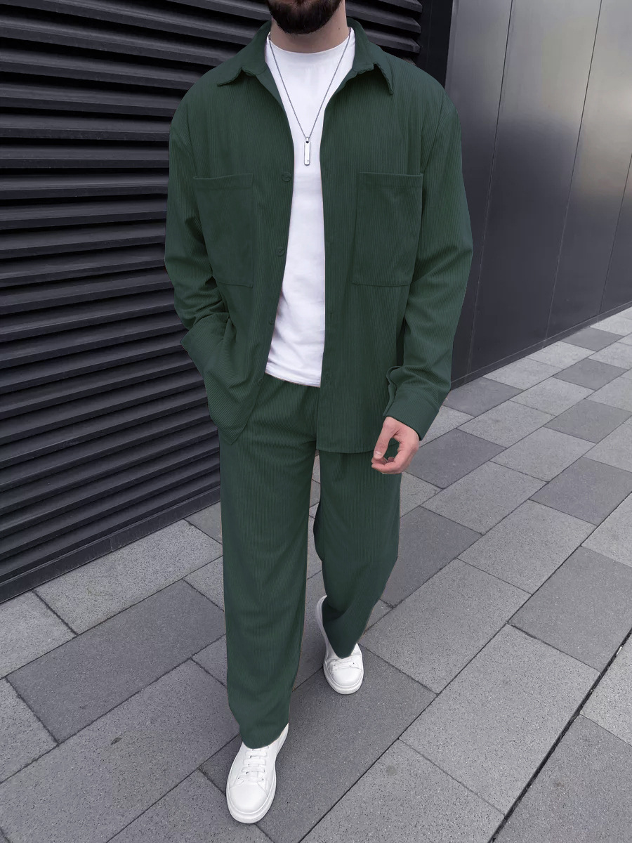Ensemble deux pièces en velour - Men'S Fashion Essentials avis et prix