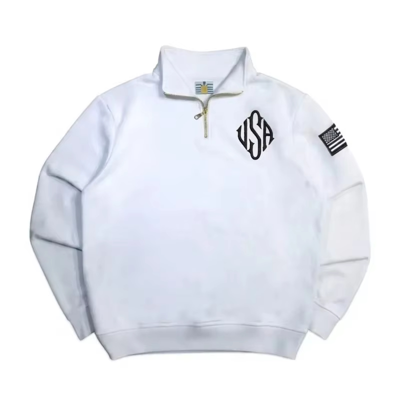 Sweat-shirt Y2K bleu marine à  - Mens Fashion Quarter Zip avis et prix