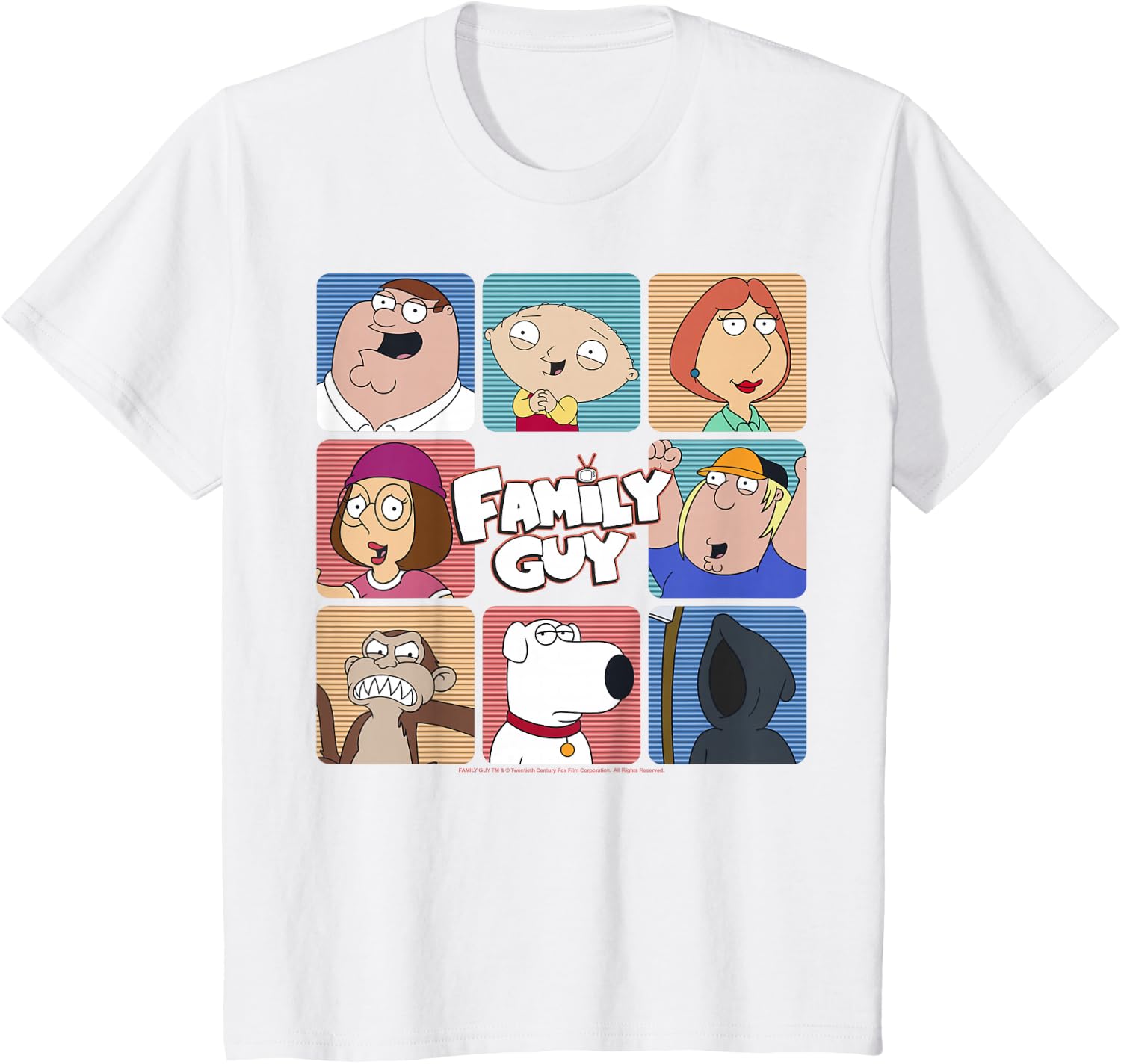 T-shirt Family Guy avec image  - Men'S Fashion For Big Guys avis et prix