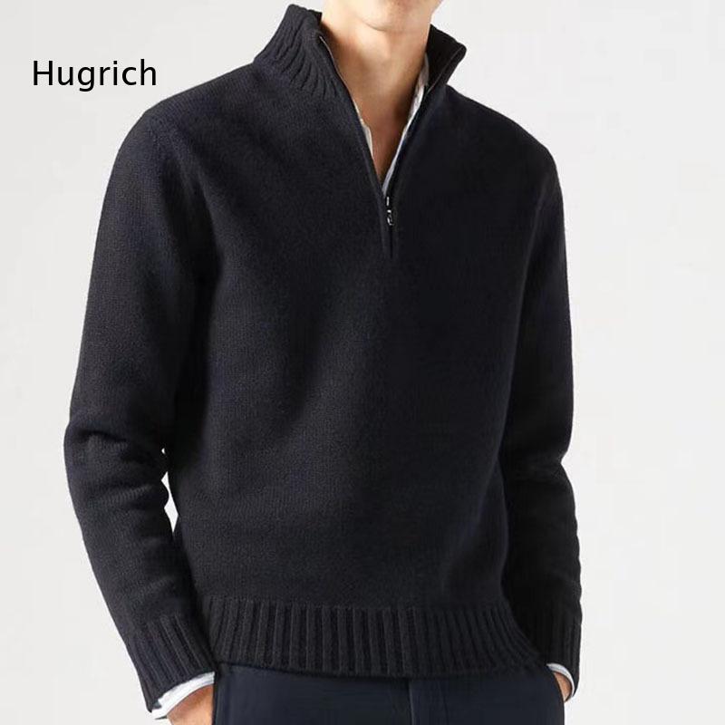 Pull en maille à col montant e - Mens Fashion Quarter Zip avis et prix