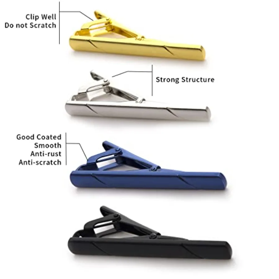 Lot de 4 pinces à cravate pour - Men'S Fashion Box avis et prix