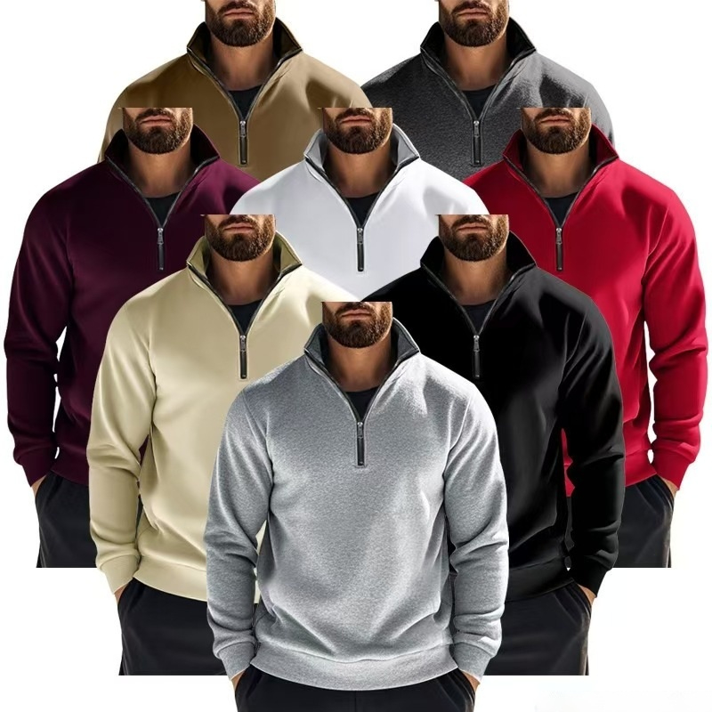 Sweat-shirt à demi-zip pour ho - Mens Fashion Quarter Zip avis et prix