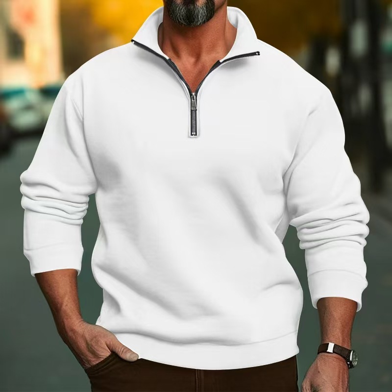 Sweat-shirt à demi-zip pour ho - Mens Fashion Quarter Zip avis et prix