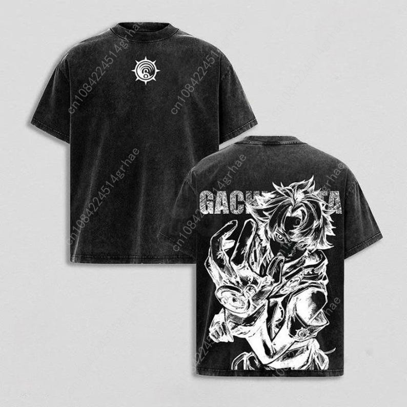 T-shirt vintage Gachiakuta Ani - Graphic Tee Oversized avis et prix