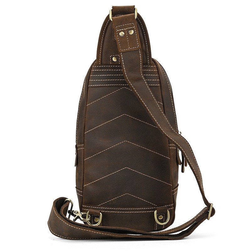 Sac à bandoulière en cuir véri - Crossbody Bag Men avis et prix