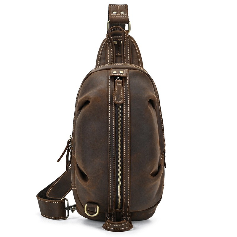 Sac à bandoulière en cuir véri - Crossbody Bag Men avis et prix