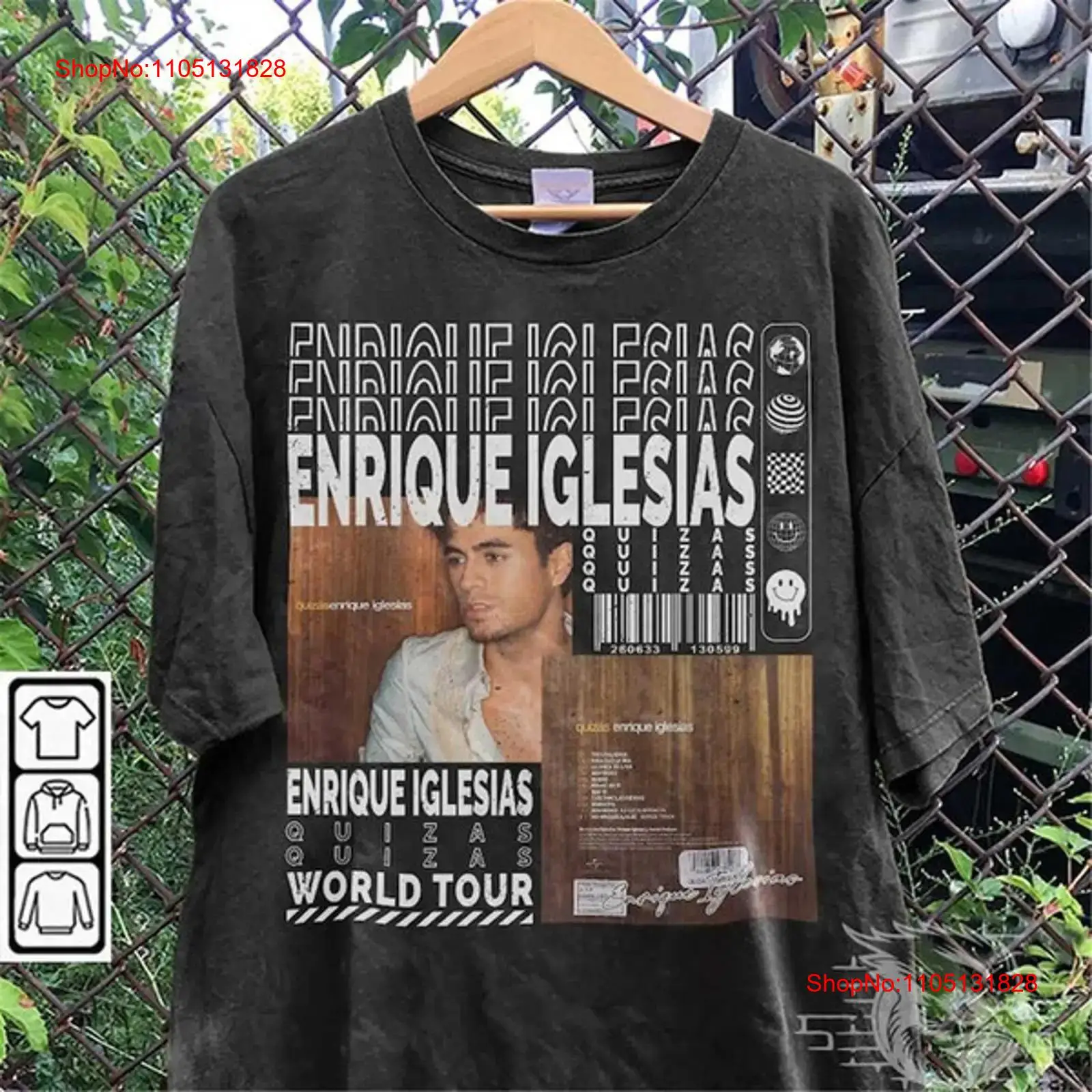 Enrique Iglesias musique t-shi - Men'S Fashion Quiz avis et prix